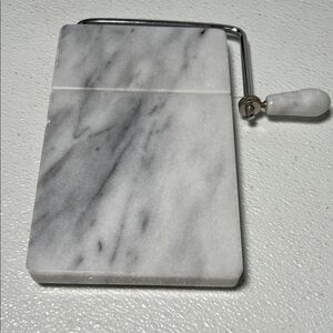 Marble Cheese Slicer Wire White Gray Marble Cutting Board Cutter